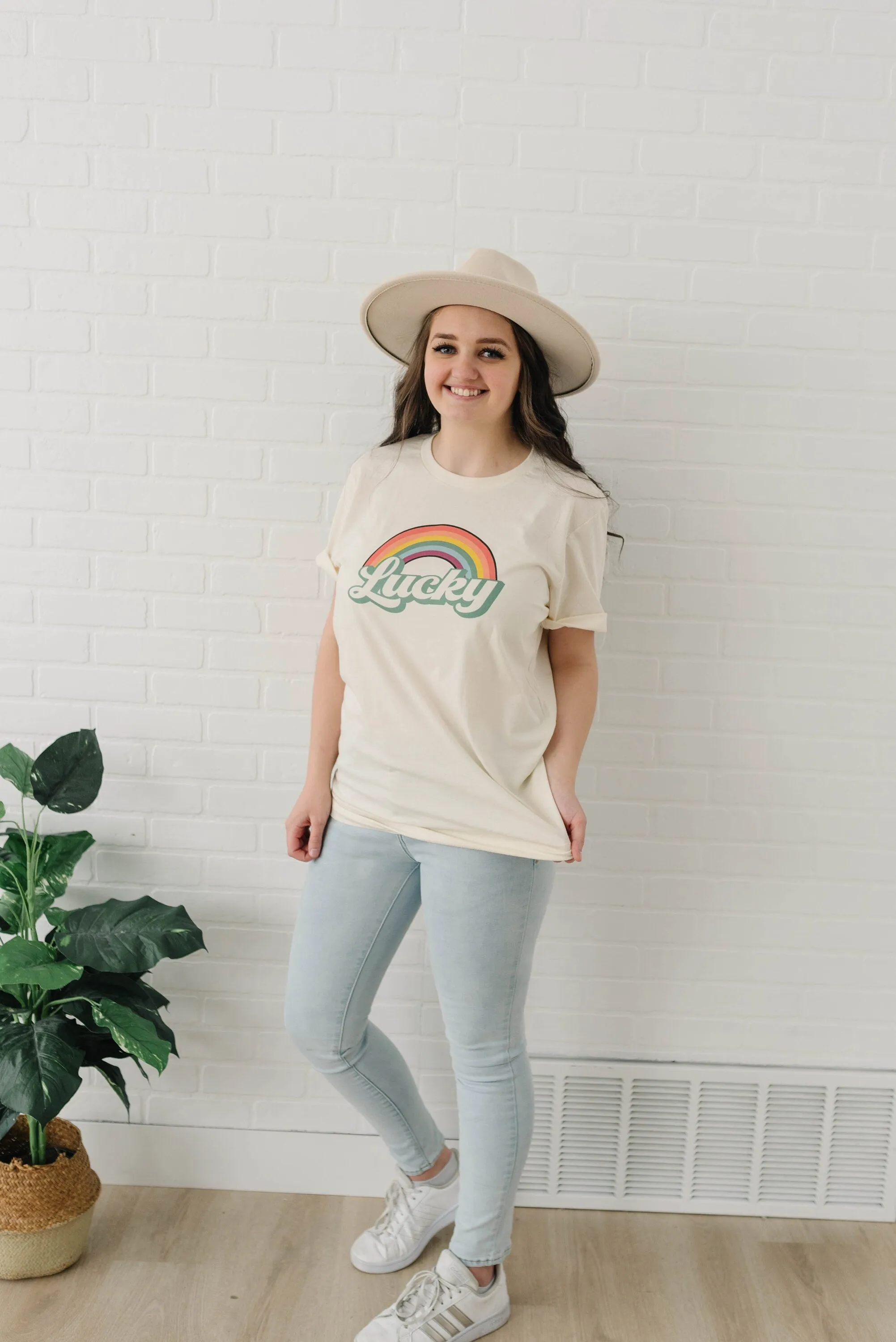 Lucky Rainbow Shirt, lucky shirt, st patricks day tee, shamrock shirt, st patricks day tshirt, irish lucky shirt