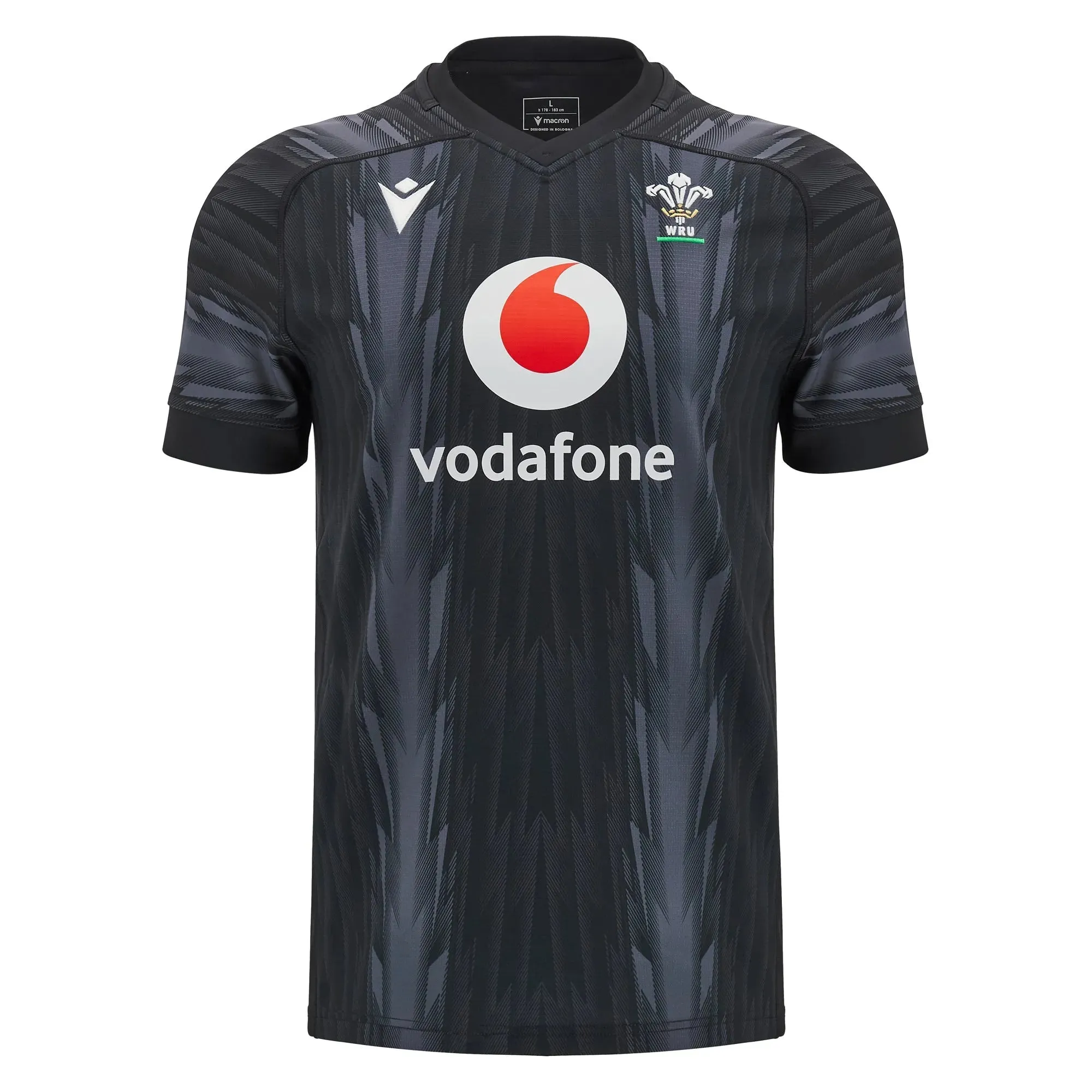 Macron Wales WRU 2024/25 Six Nations Adults Training Rugby Shirt