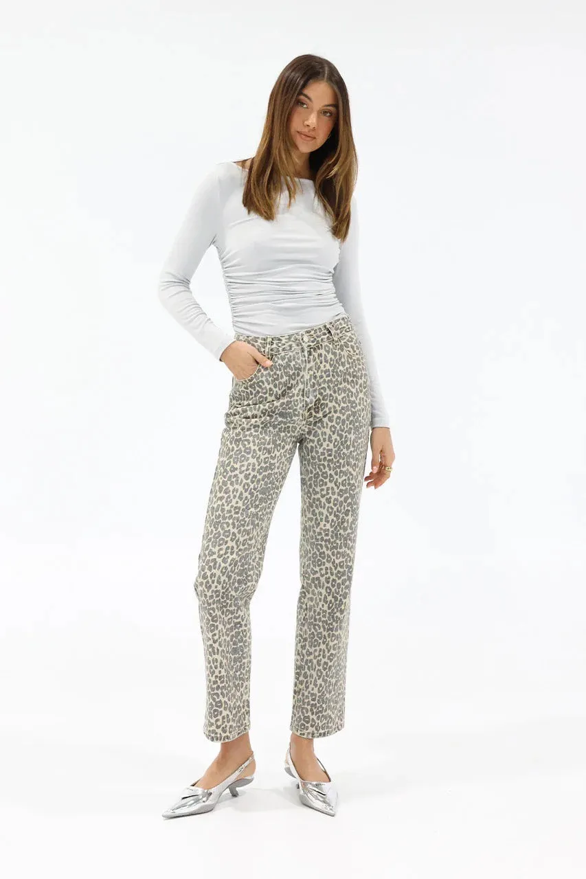 Madison The Label Lucca Top - Grey