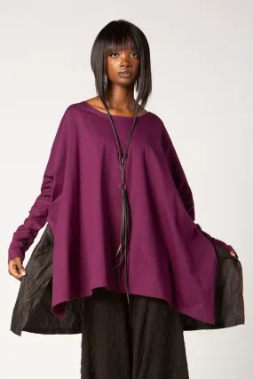 Mega Top in Berry Tokyo / Black Carnaby