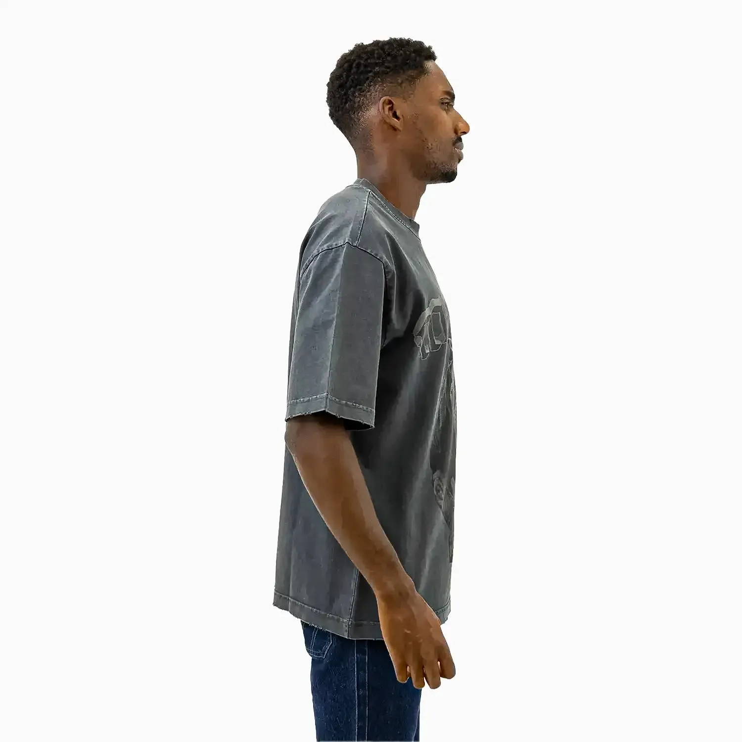 Men's Bull Dog Crew Neck T-Shirt