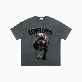 Men's Bull Dog Crew Neck T-Shirt