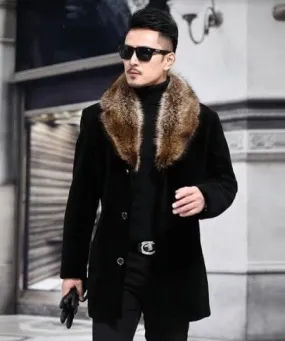 Mens Mid-Length Coats - 3/4 Length Mens Coat