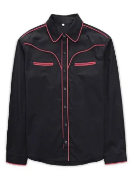 Men's Vintage Style Western Shirt RED