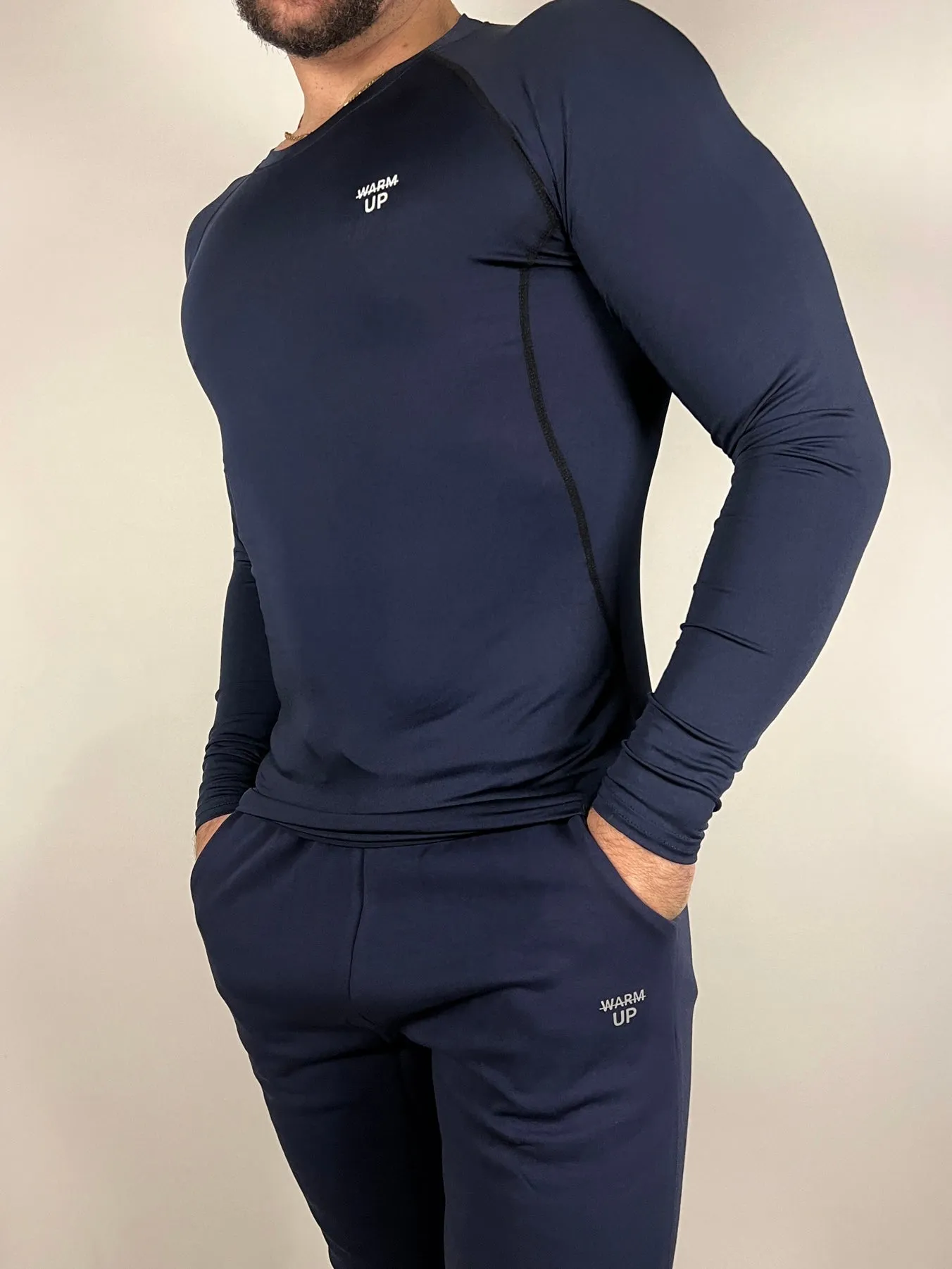 Navy Blue Compression Top