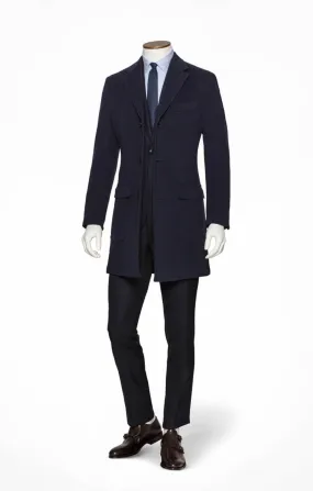 Nesti Onelio 365 Navy Pure Merino Wool Velours