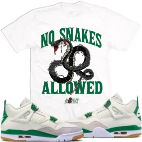 No Snakes Allowed White T Shirt