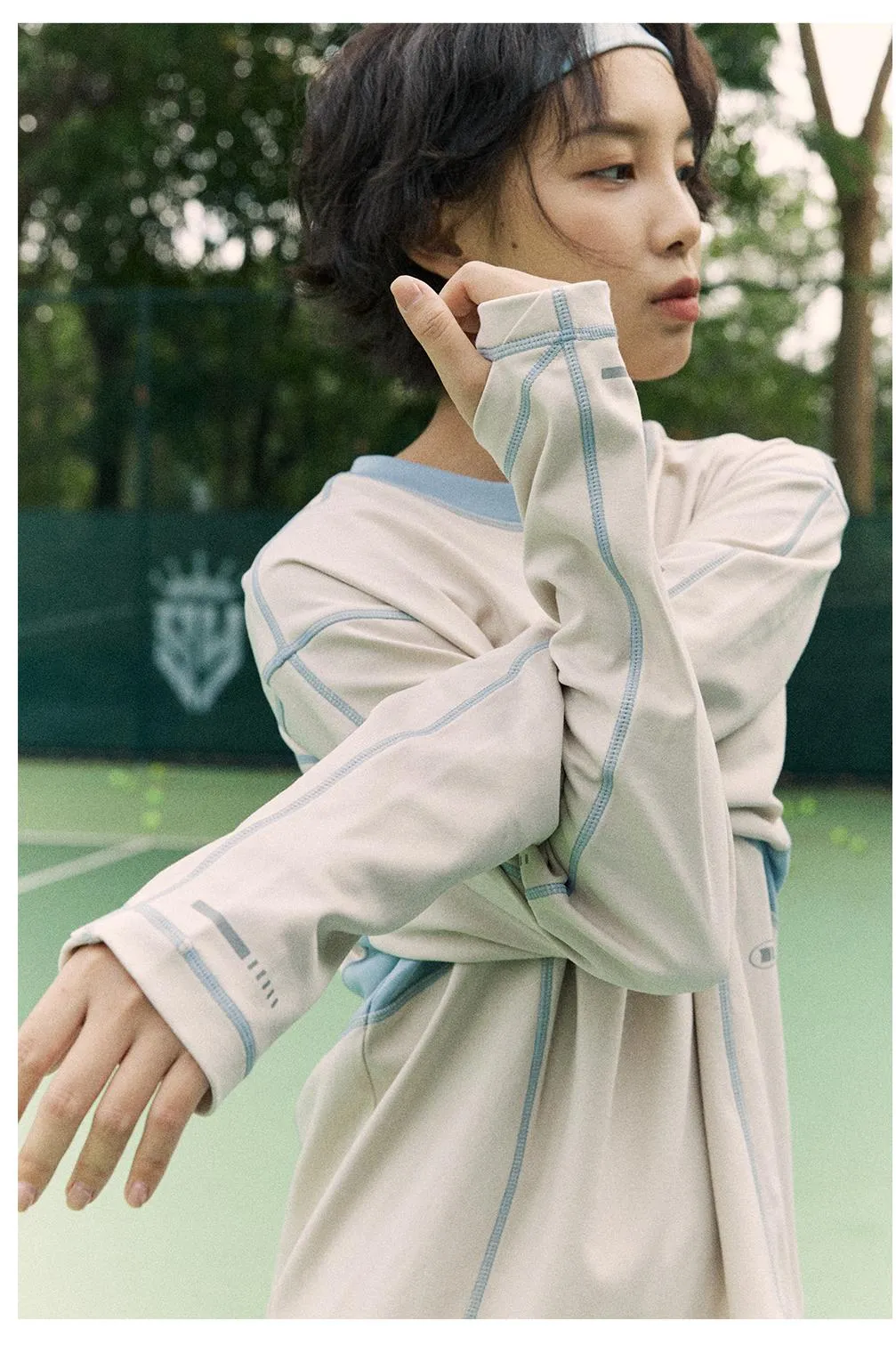 NORYBRAND コントラストカラーラウンドネックTシャツ NGA001