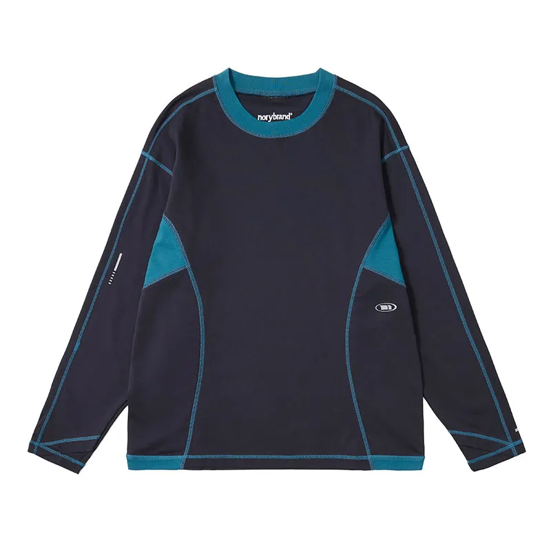 NORYBRAND コントラストカラーラウンドネックTシャツ NGA001