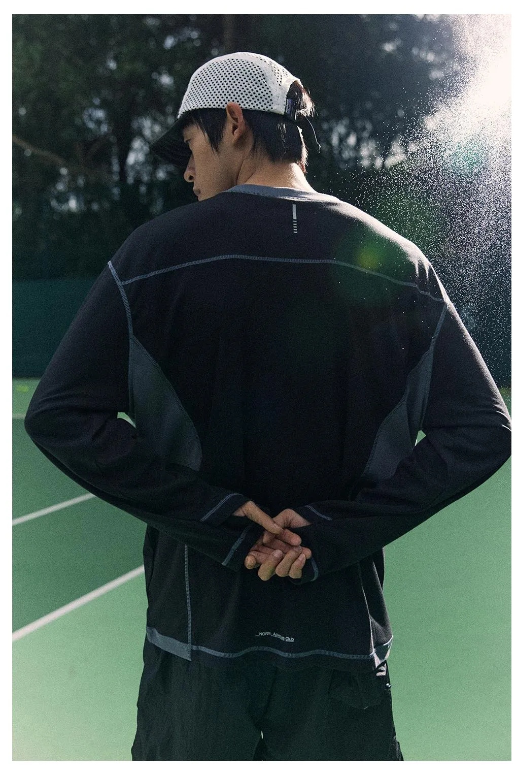NORYBRAND コントラストカラーラウンドネックTシャツ NGA001
