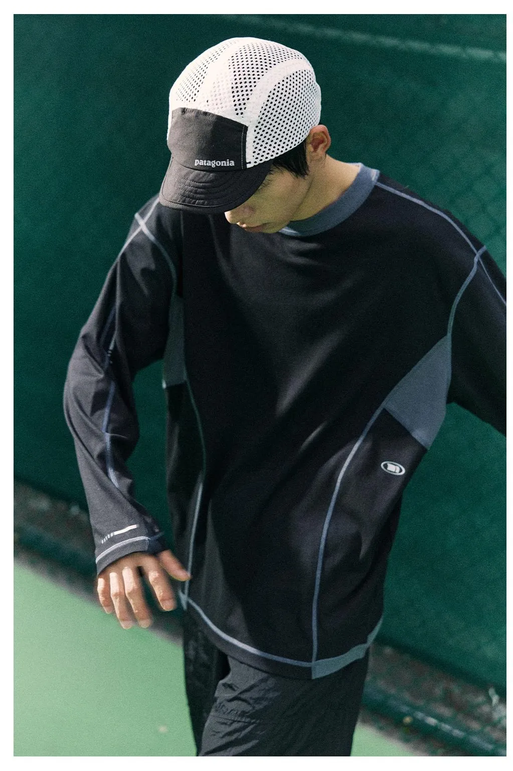 NORYBRAND コントラストカラーラウンドネックTシャツ NGA001