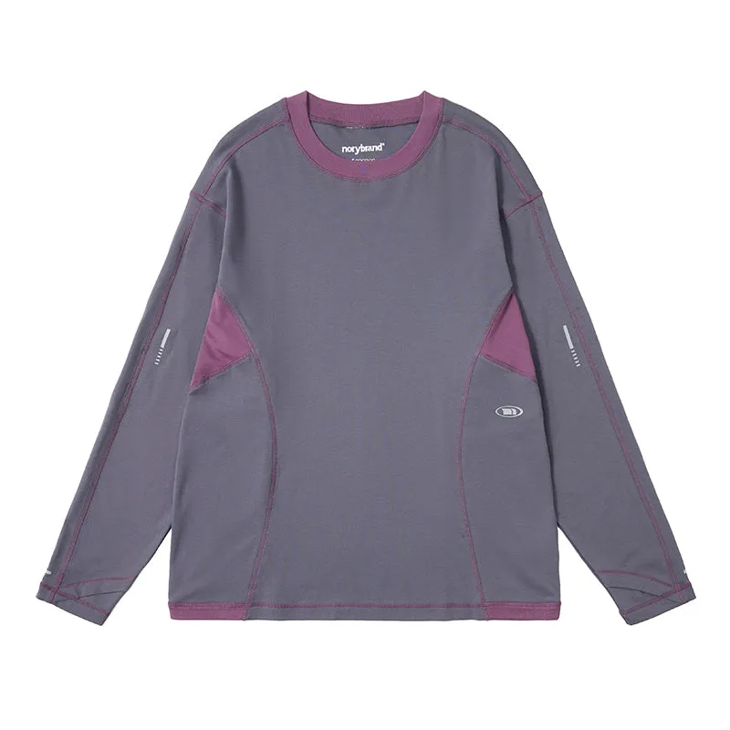 NORYBRAND コントラストカラーラウンドネックTシャツ NGA001