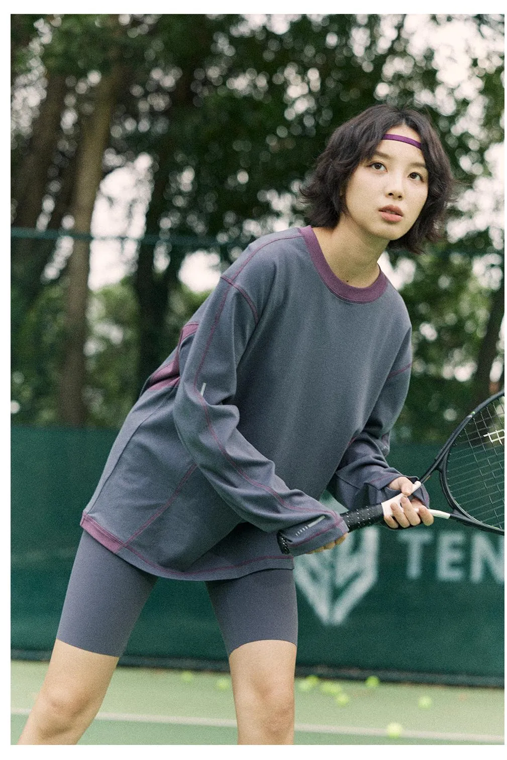 NORYBRAND コントラストカラーラウンドネックTシャツ NGA001