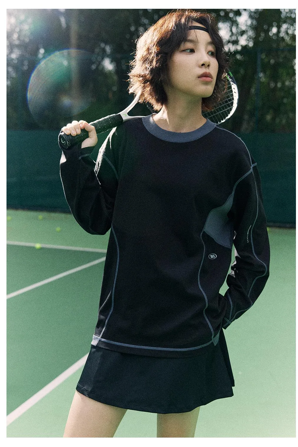 NORYBRAND コントラストカラーラウンドネックTシャツ NGA001
