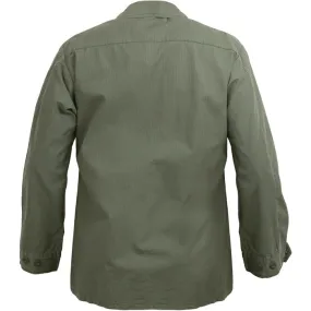 Olive Drab - Military Vintage Vietnam Fatigue Shirt