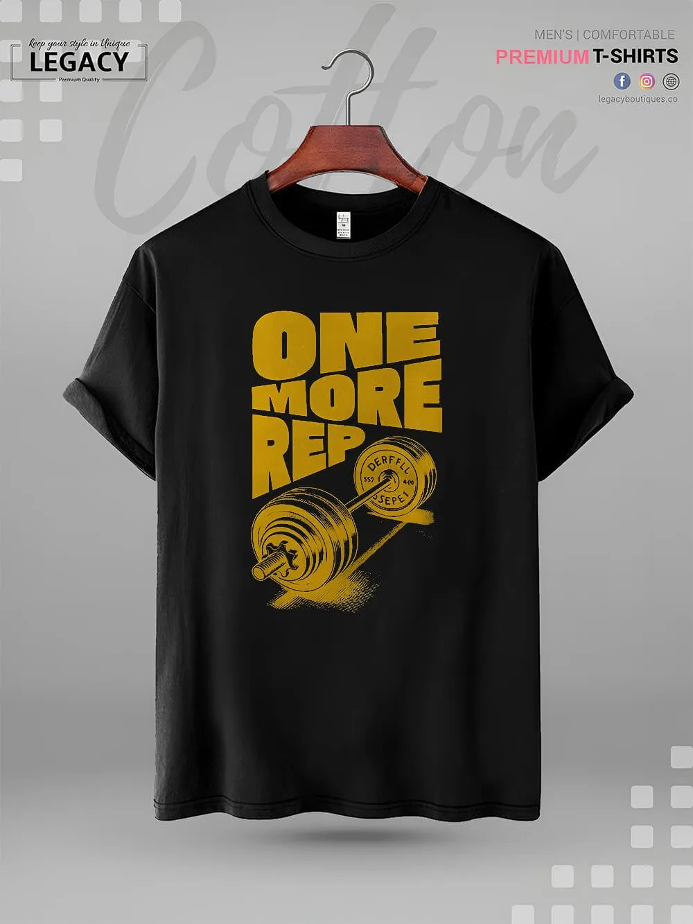 One More Rep High Quality Mens Tshirt At A Resonable Price