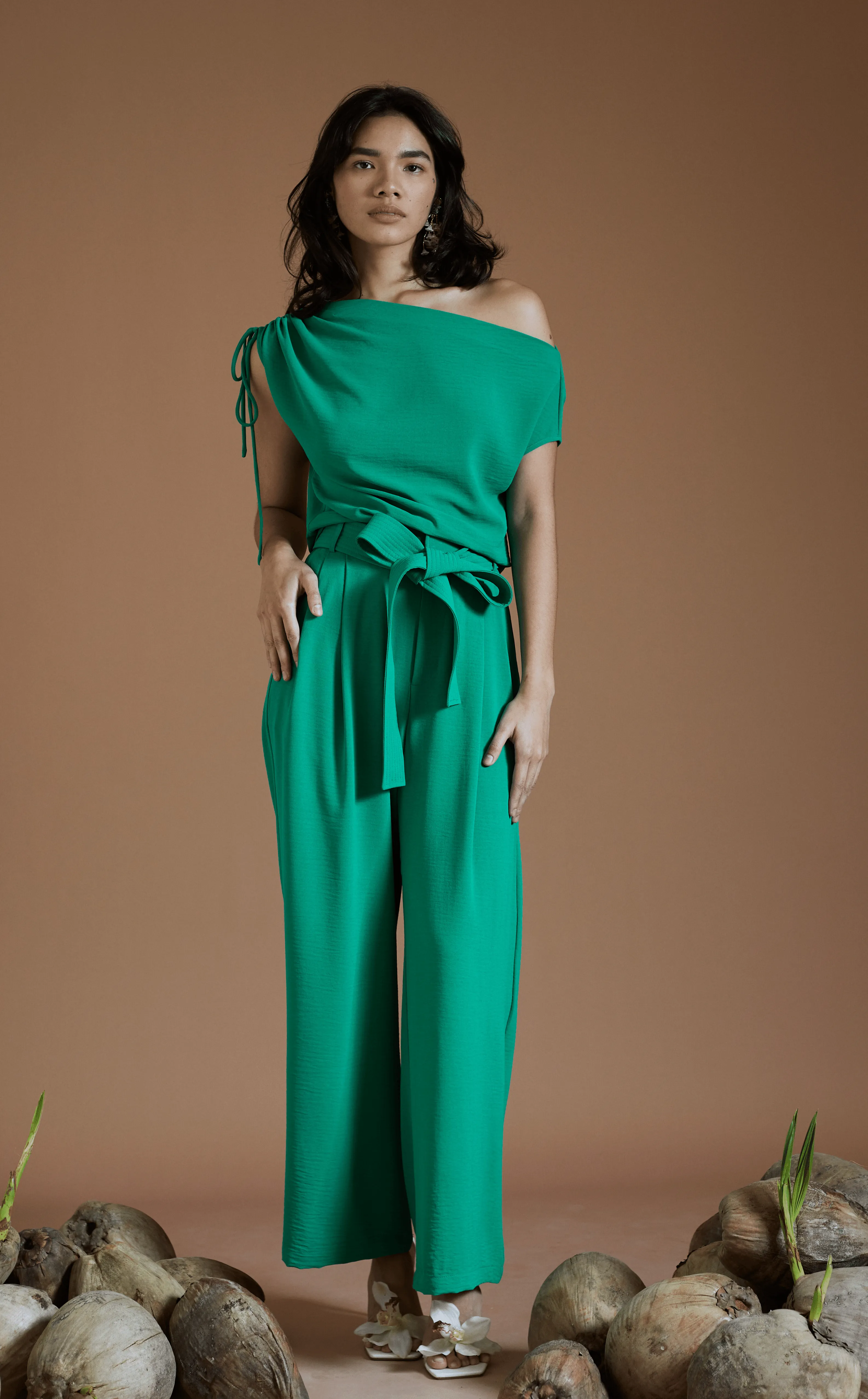 ORA TOP - SEAGREEN