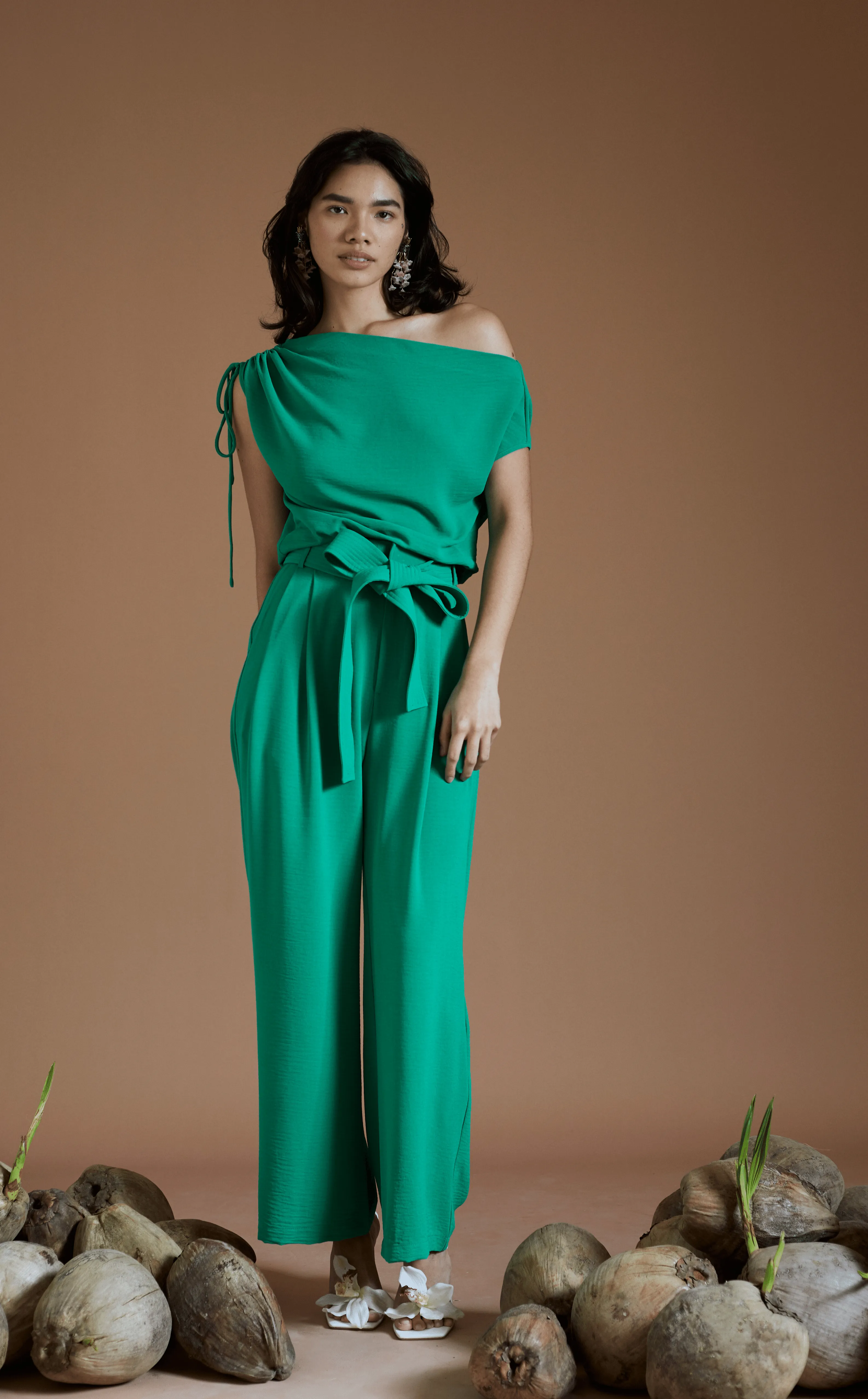 ORA TOP - SEAGREEN