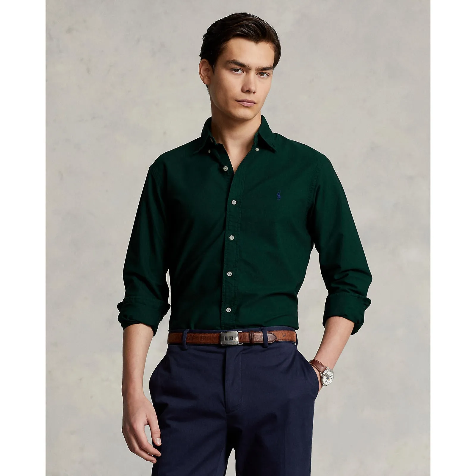 Oxford Shirt - Forest Green
