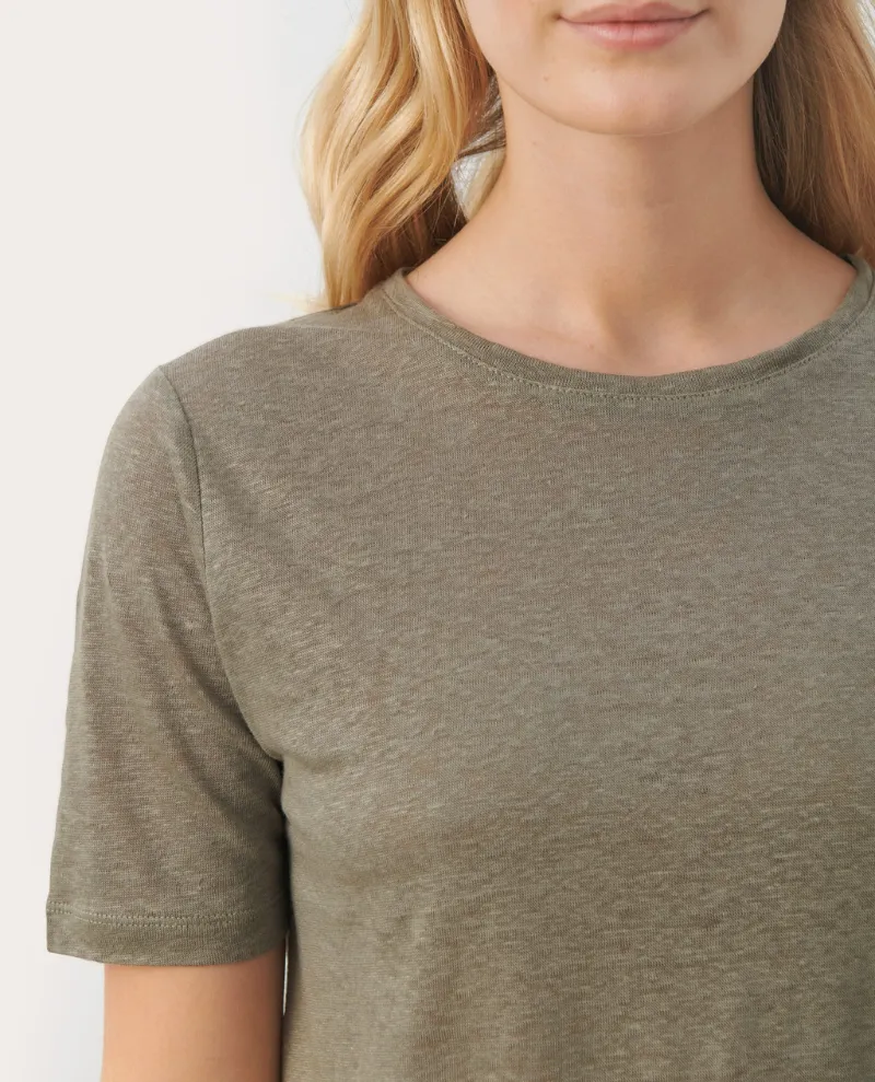Part Two Emme Vetiver Green T-Shirt