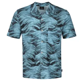 Paul Smith Storm SS Shirt in Airforce Blue