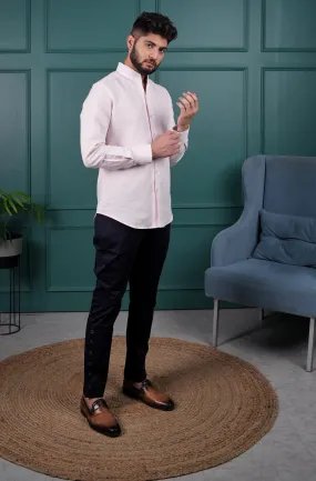 Pink Linen Shirt