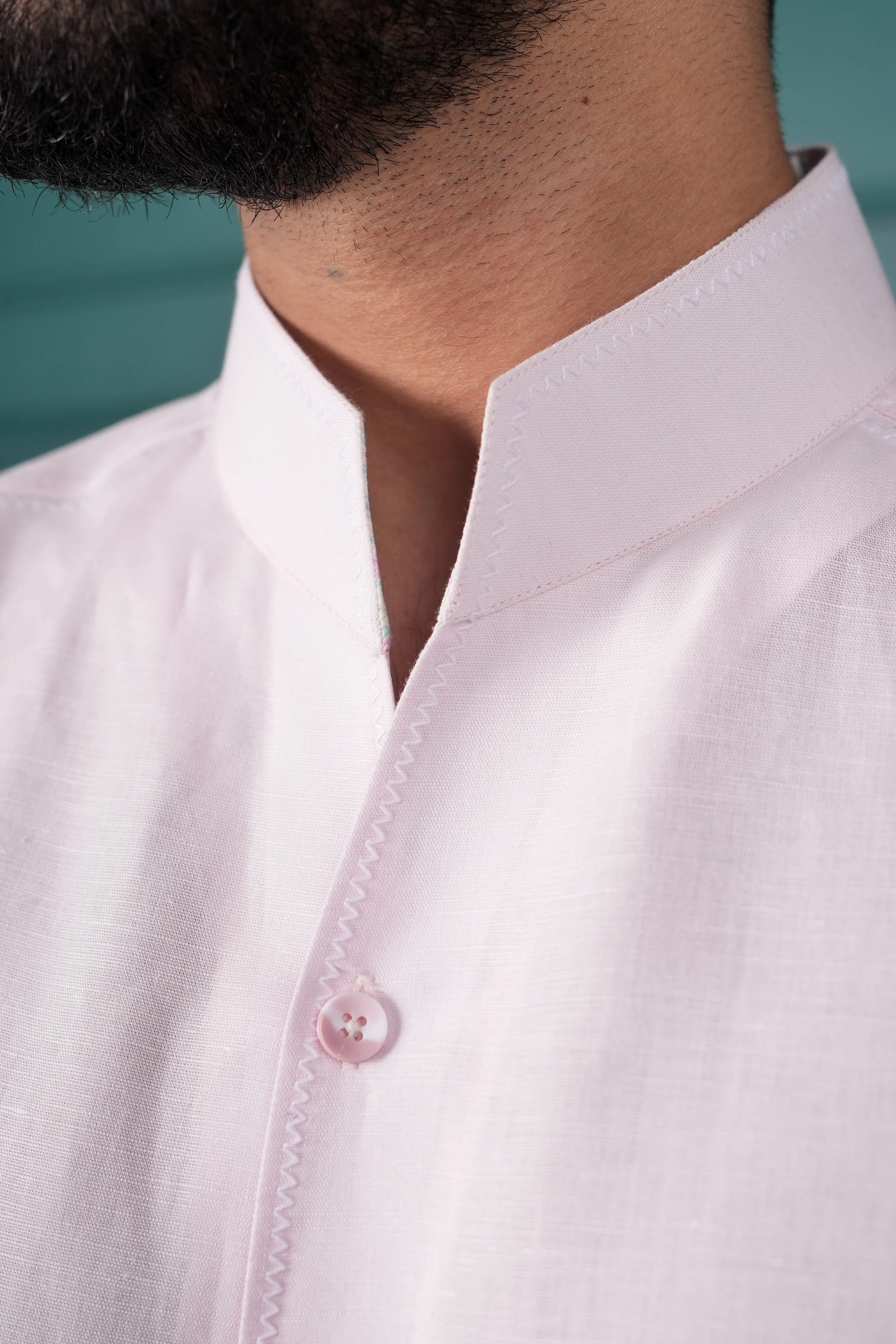 Pink Linen Shirt