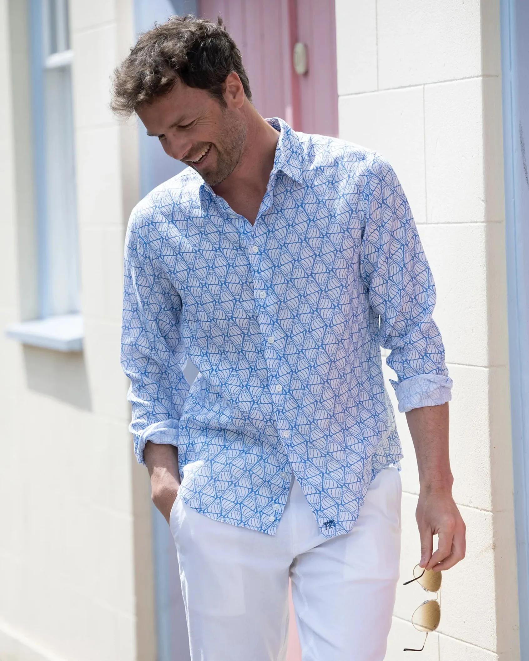 Pinkhouse Mustique Shelltop Print Shirt