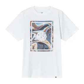 Pretty Green Sundown Box Logo White T-Shirt