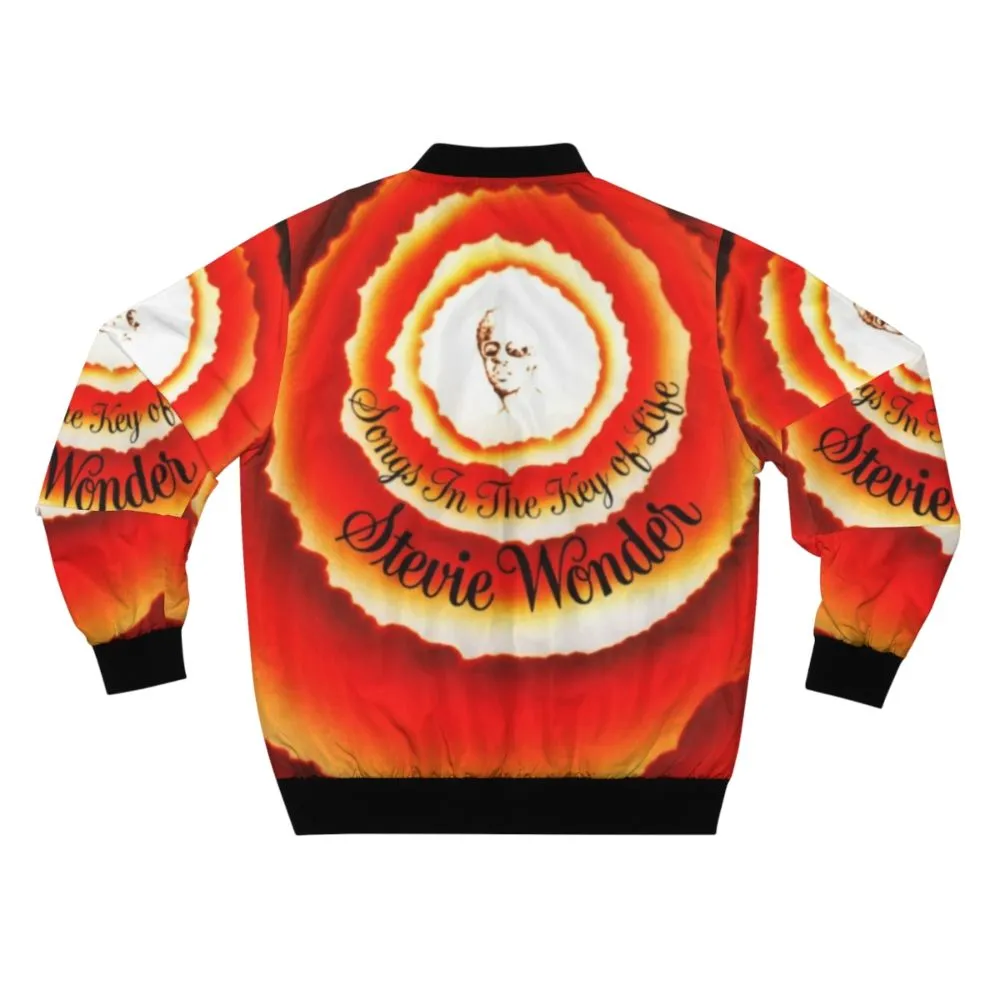 "Songs in the Key of Life" Album Inspired Bomber Jacket