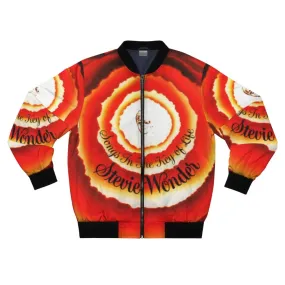 "Songs in the Key of Life" Album Inspired Bomber Jacket