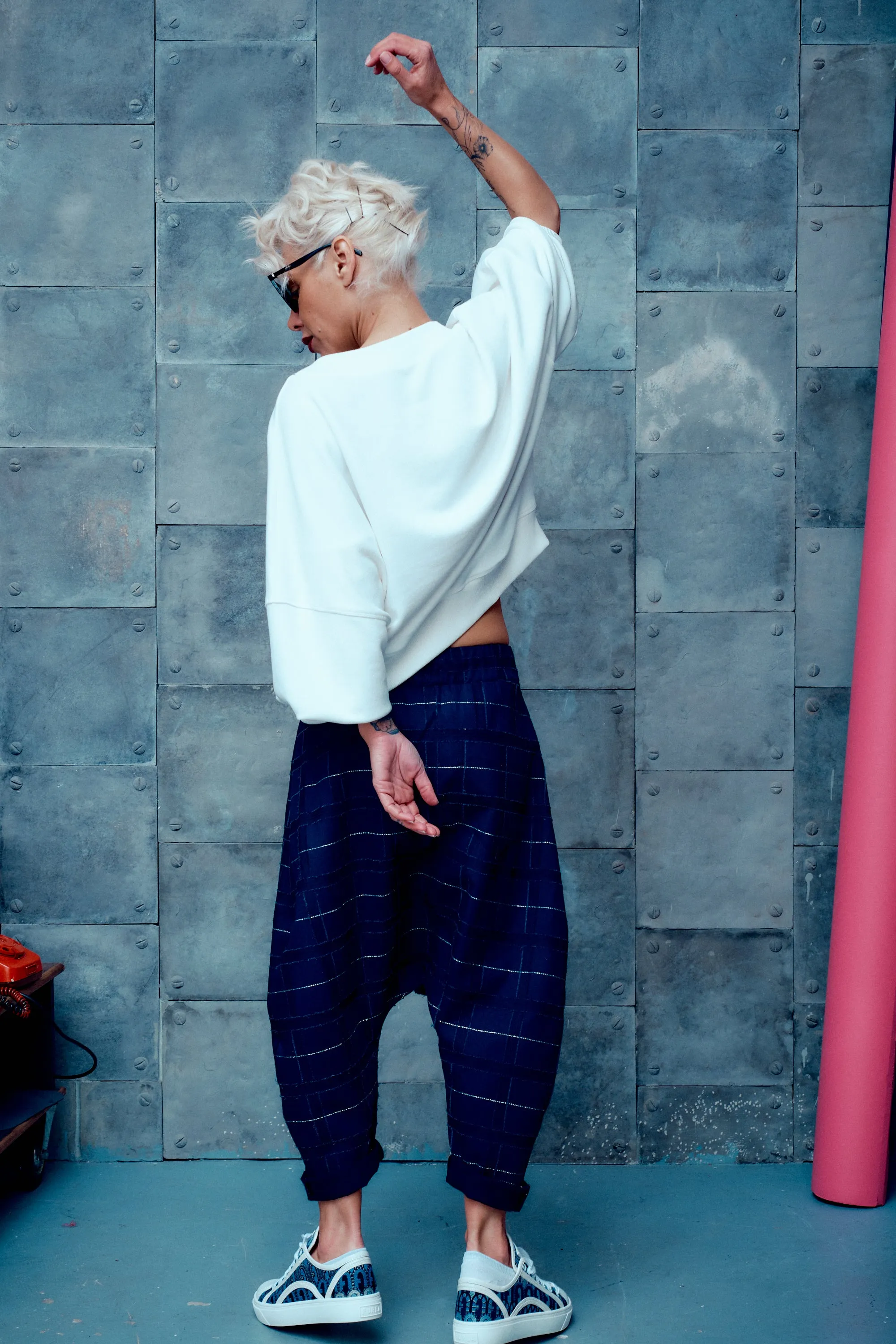 Relaxed White Sweatshirt