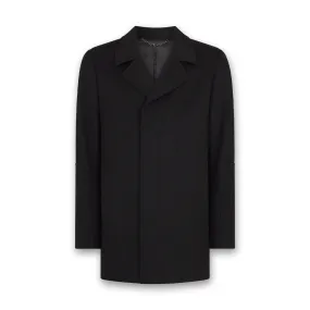 Remus - Lochlan Tailored Overcoat in Black