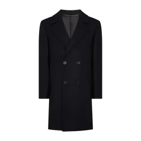 Remus Uomo Pearse DB Overcoat 78 Navy