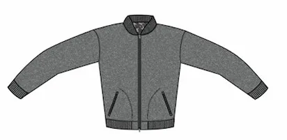 Reversible Serrano Bomber Jacket - Smoke Heather | Greyson Clothiers