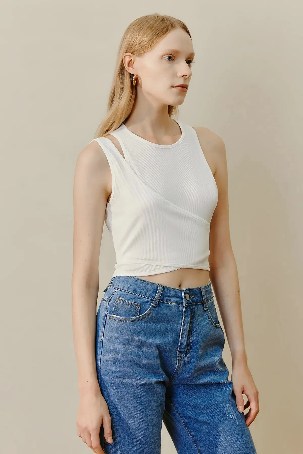 Rib Crop Tank Top