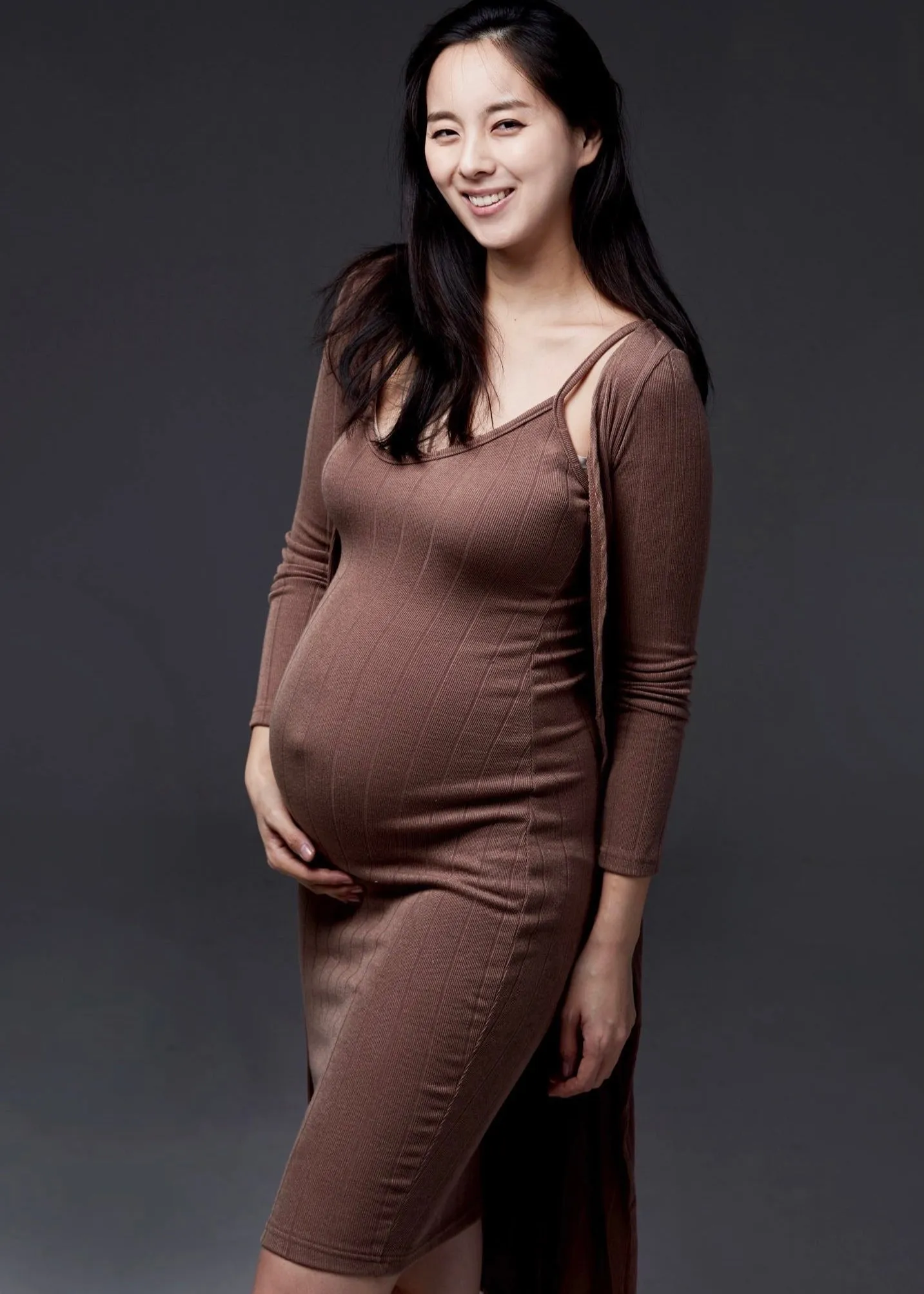 Ribbed Knit Dress Set