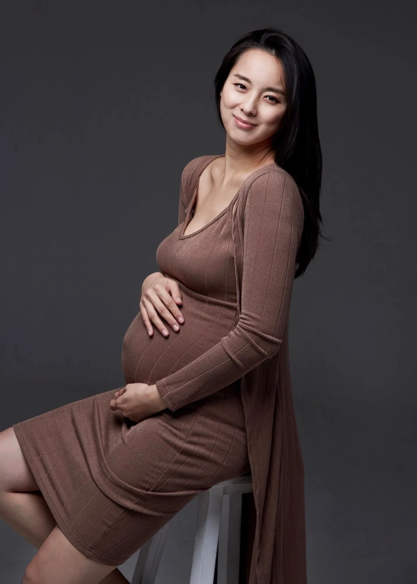 Ribbed Knit Dress Set