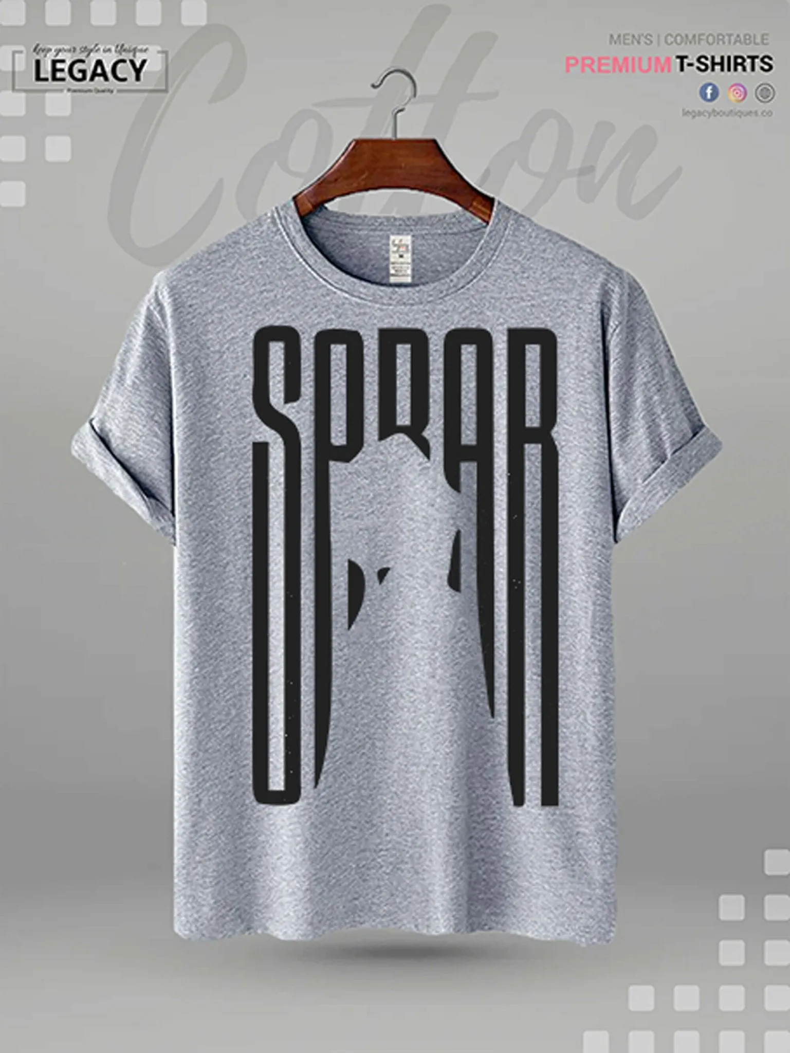 SABR Printed High Quality Men's Islamic T-shirt