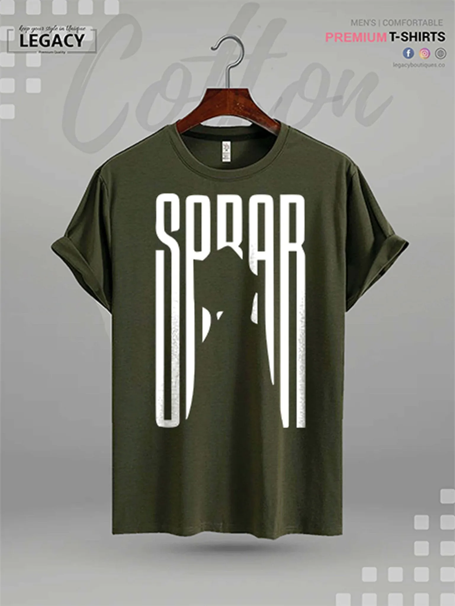 SABR Printed High Quality Men's Islamic T-shirt