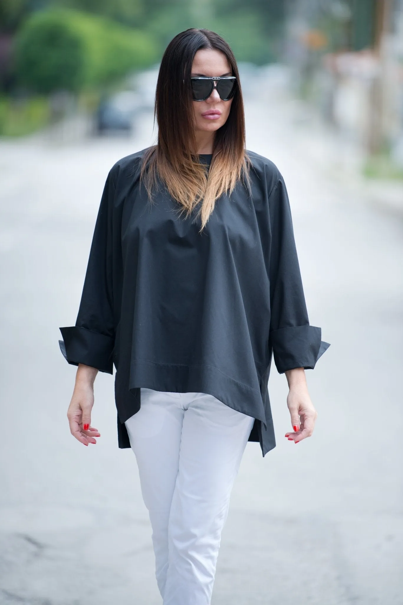 SAMIRA Cotton Loose Shirt