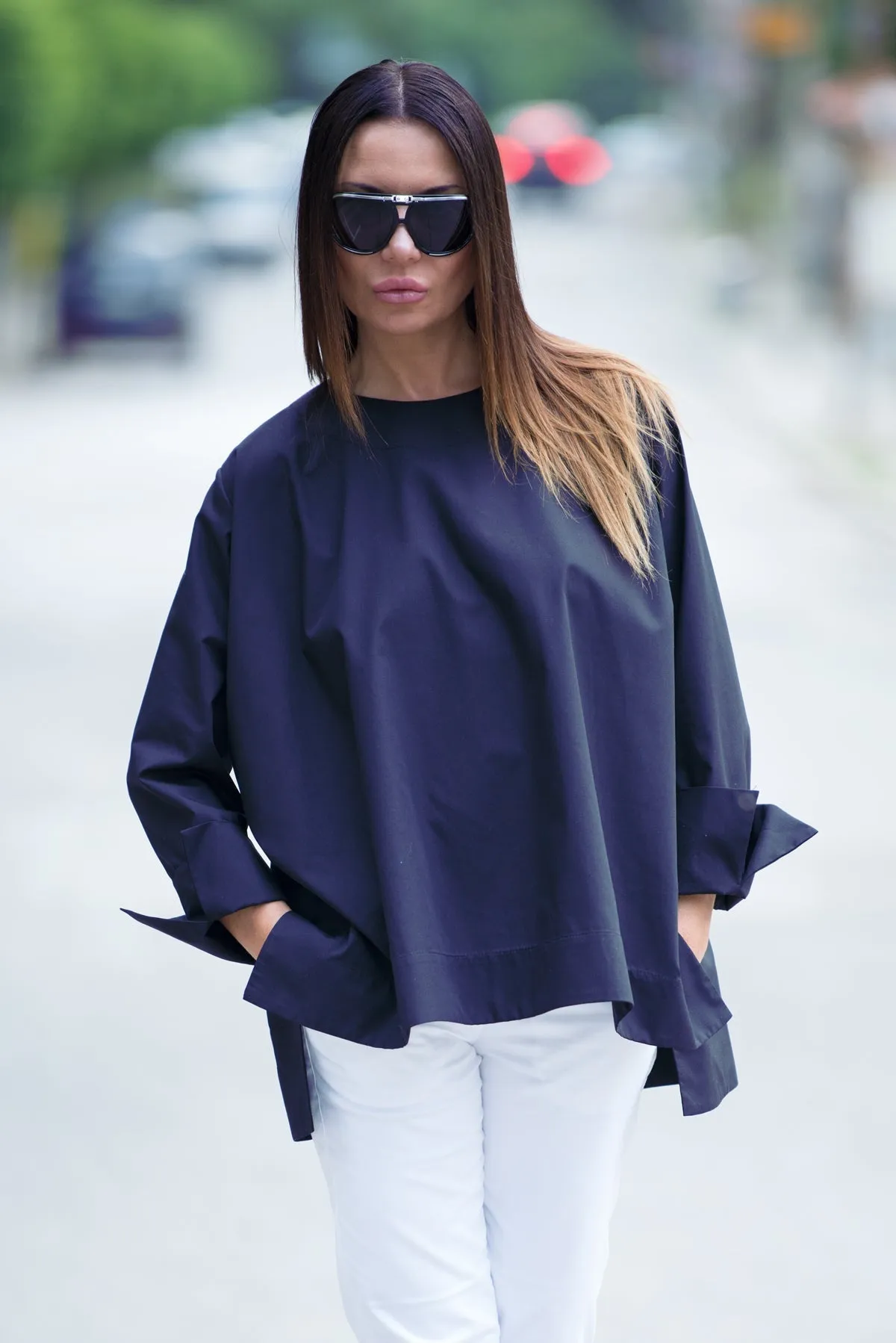 SAMIRA Cotton Loose Shirt