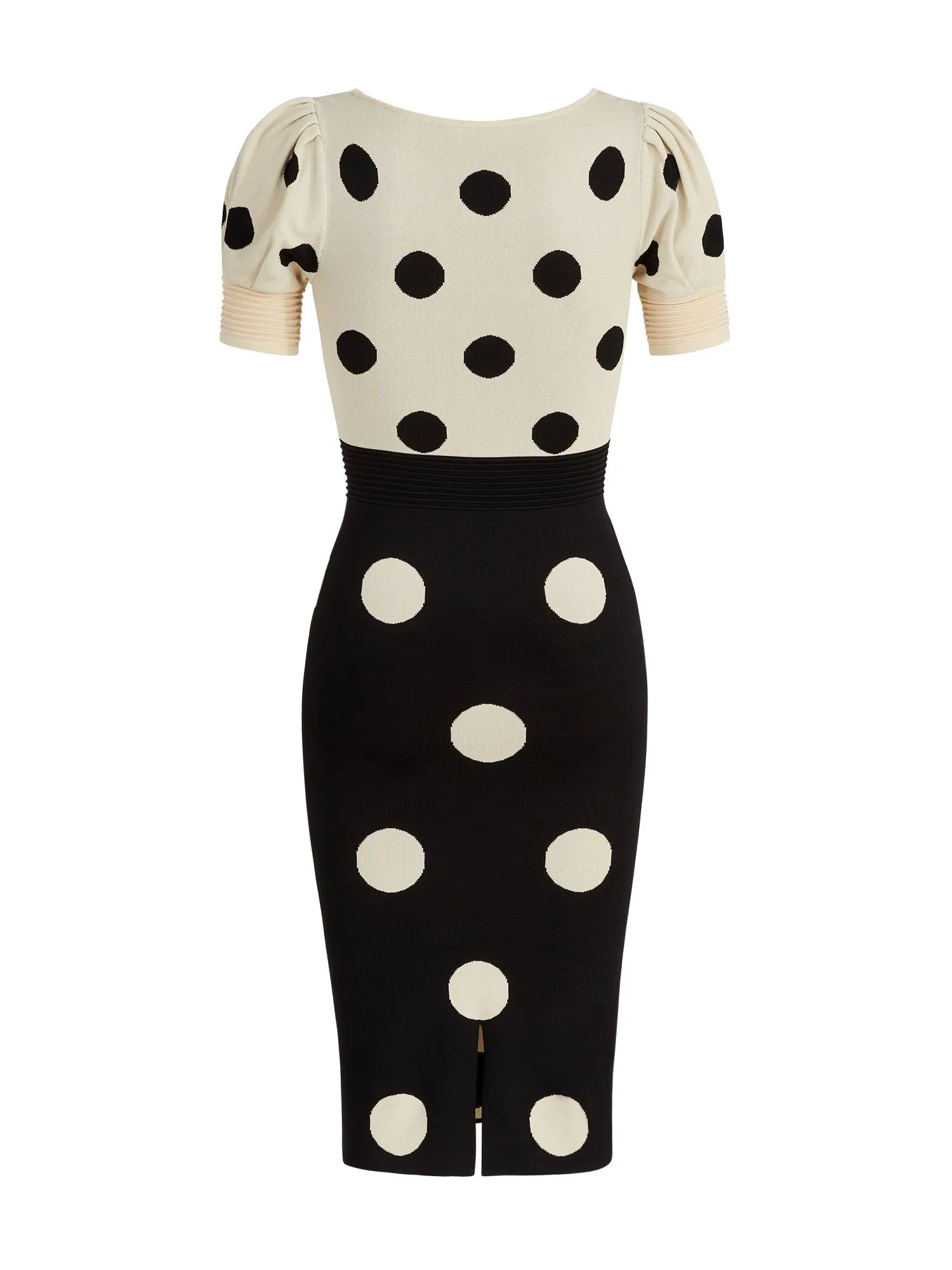 Short-Sleeve Polka-Dot Sweater Dress - The NY&C Legacy Collection