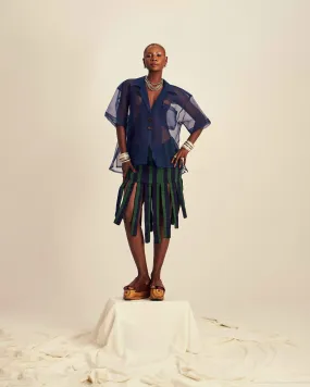 Sisè Oversized Organza Printed Shirt