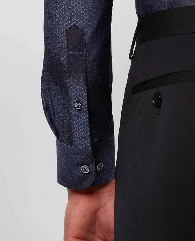 Slim Fit Printed Cotton Shirt