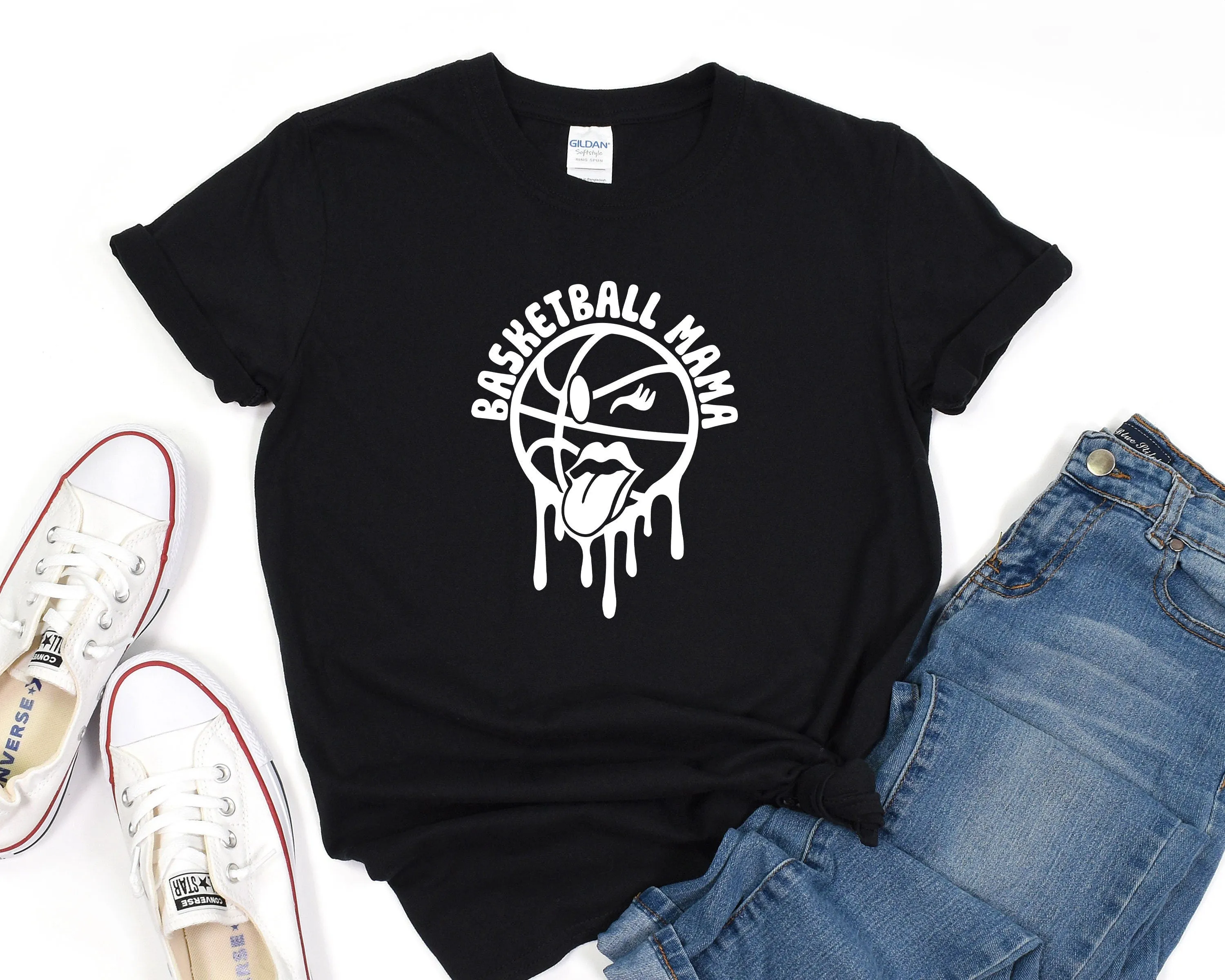 Somebody's loud mouth Basketball Mama T-Shirt, Basketball Tshirts, Basketball Mom Shirts, Mom Tee, Mother’s Day Gift, Mom Gift, Sports Mom