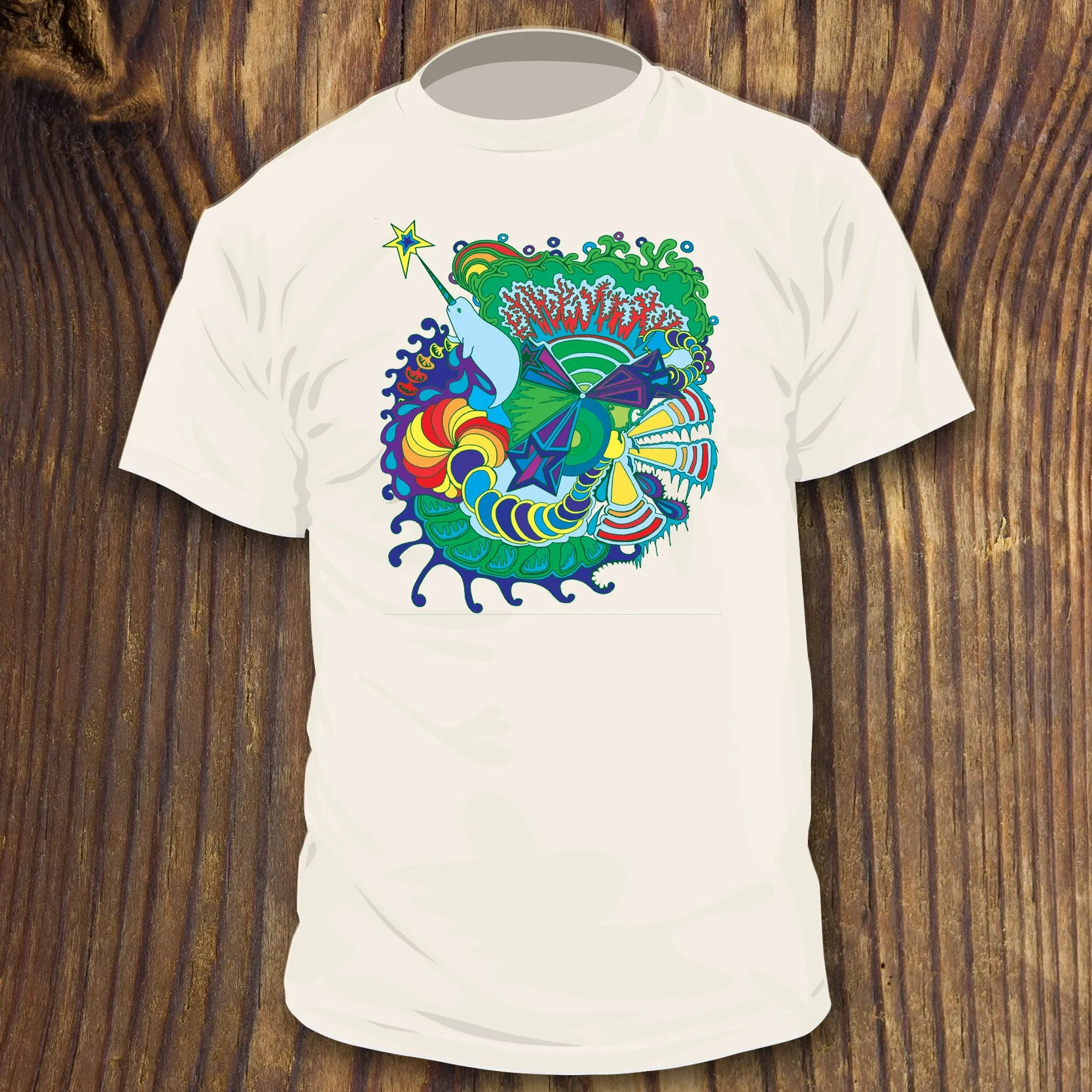 Space Narwhal shirt