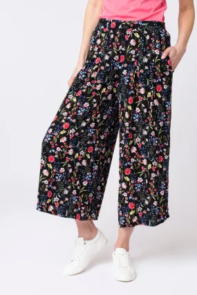 Sprig ditsy crinkle culottes