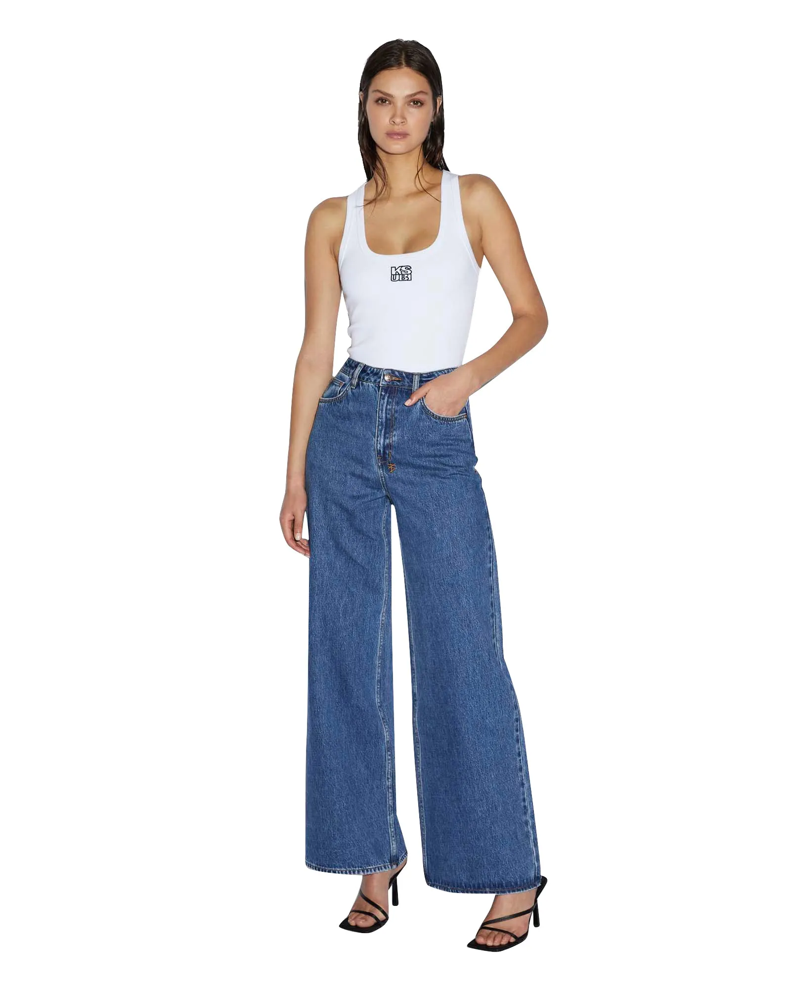 STACKED ORIGIN TANK SNOW MARLE