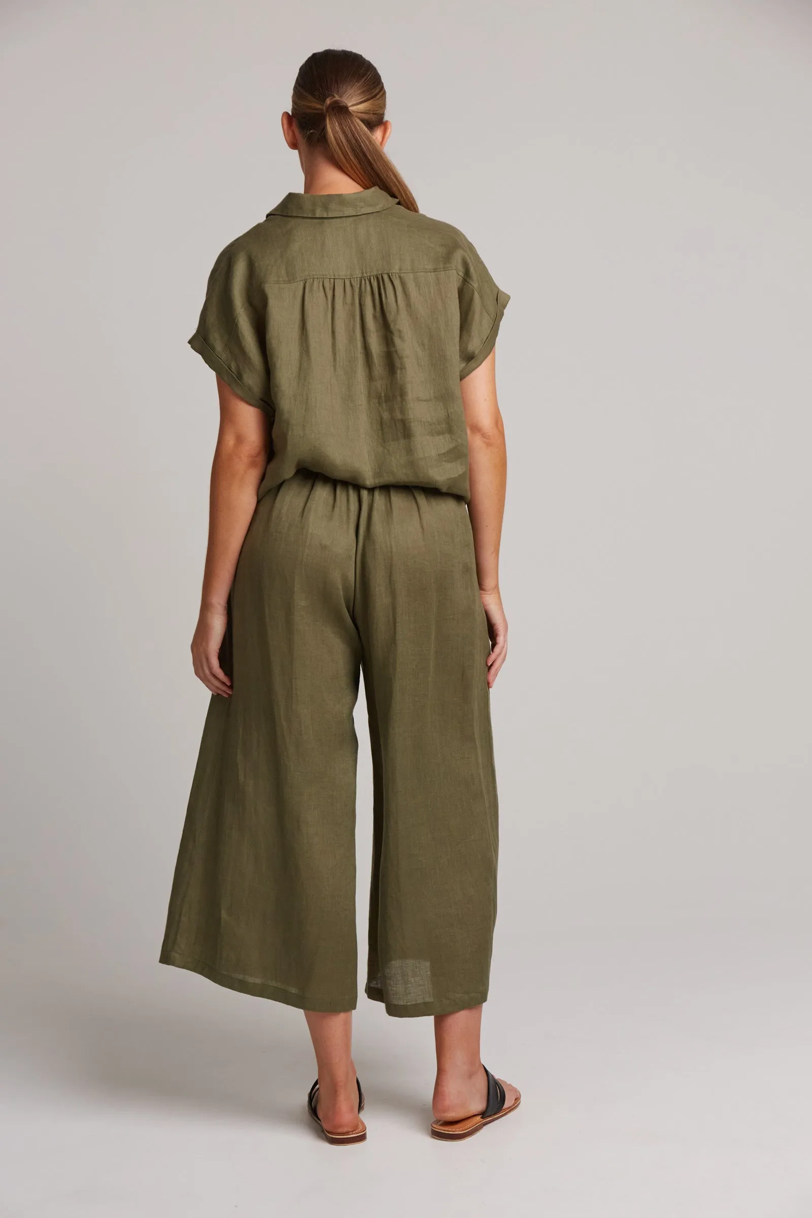 Studio Tie Shirt - Khaki